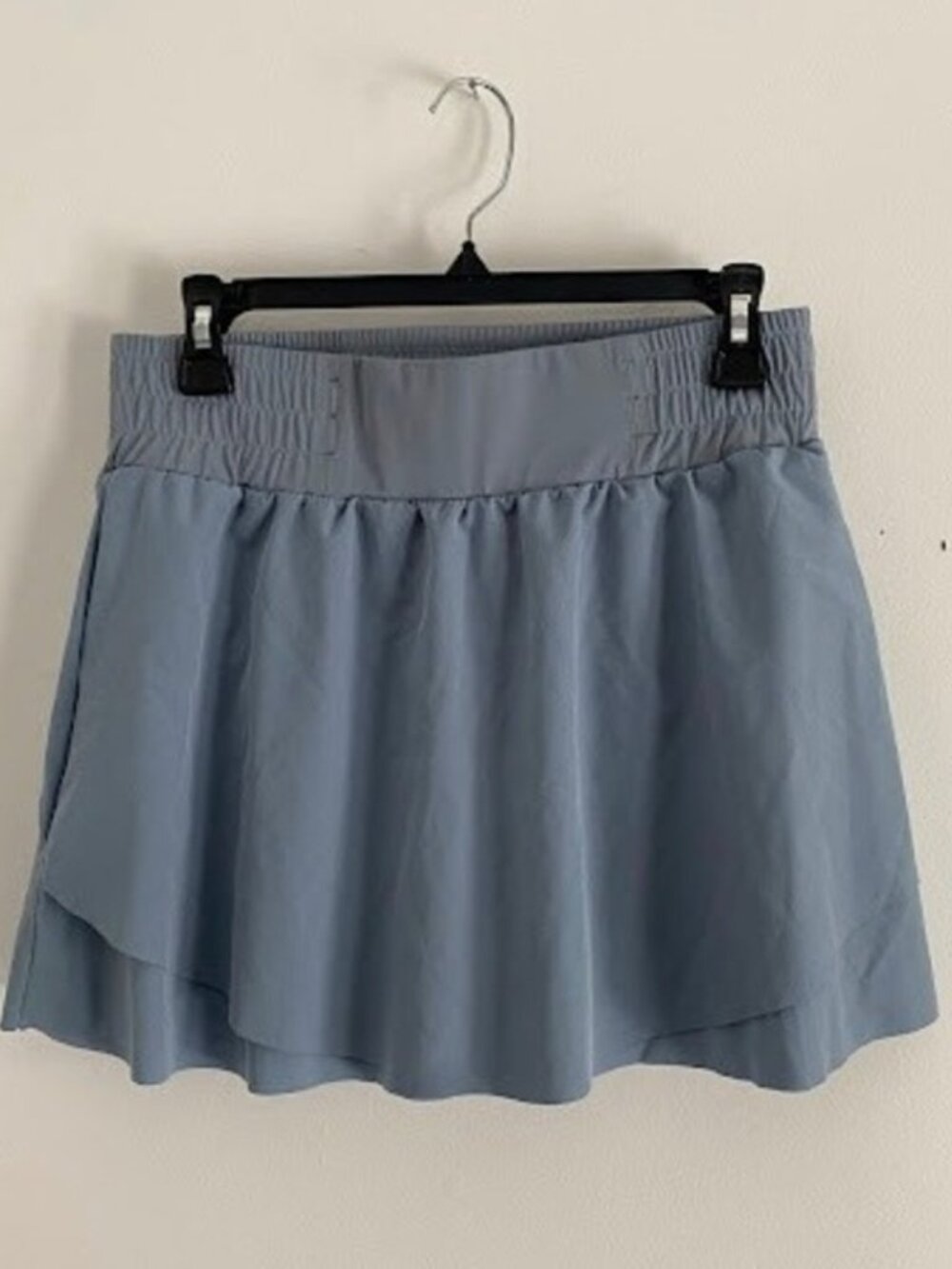 Womens Blue Grey Athletic Skort